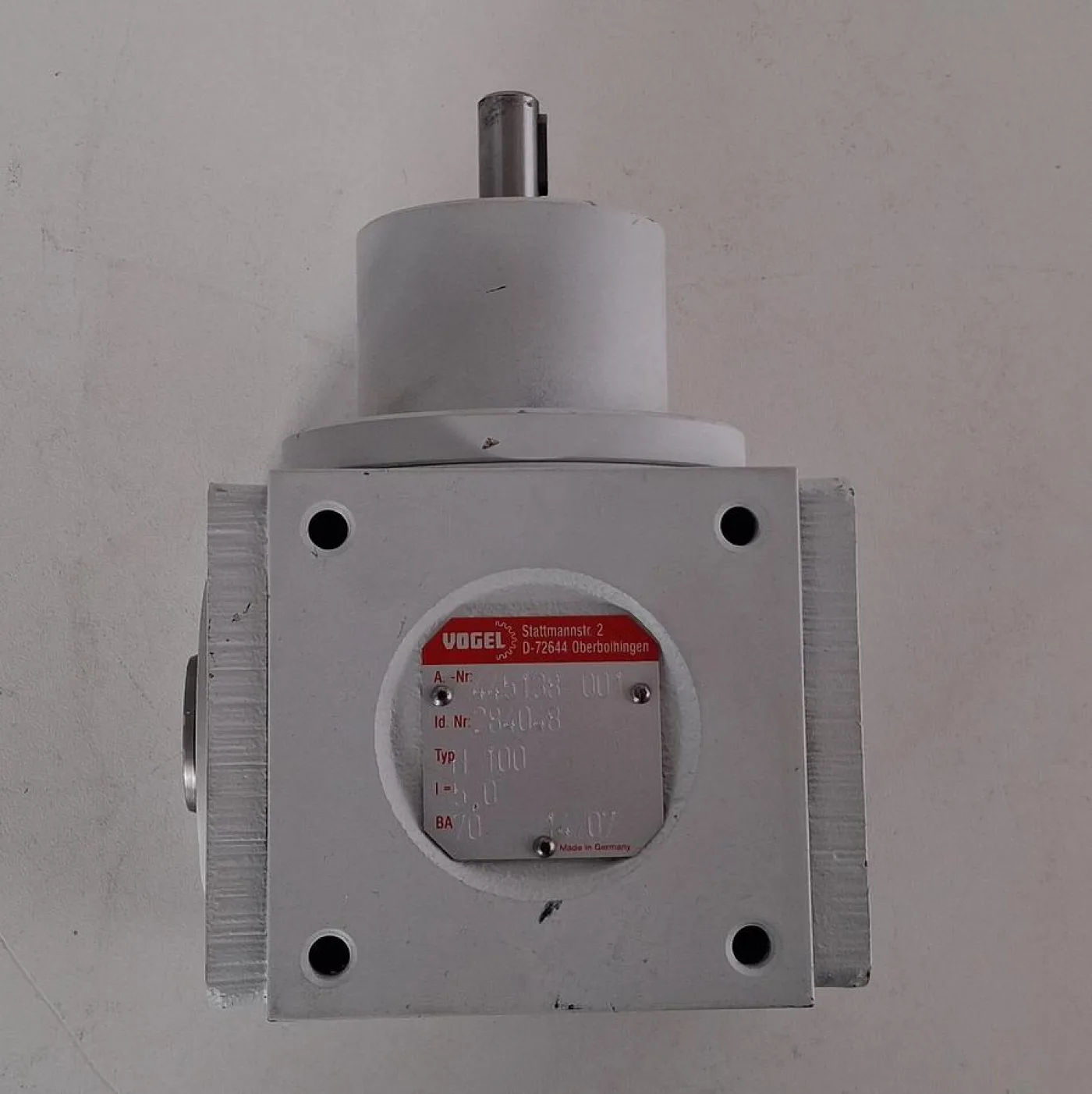 Vogel T100 Winkelgetriebe BA70 Industriegetriebe - 3