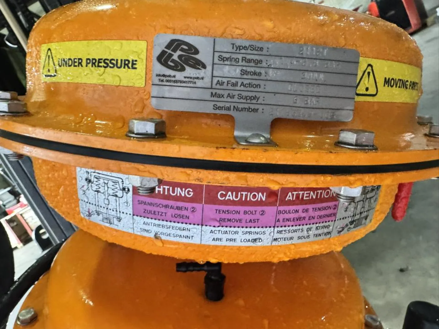 AVA (AVA Alms Valve Agency, manufactured by Emme Technology Srl) Pneumatic quarter-turn valve actuator - 8