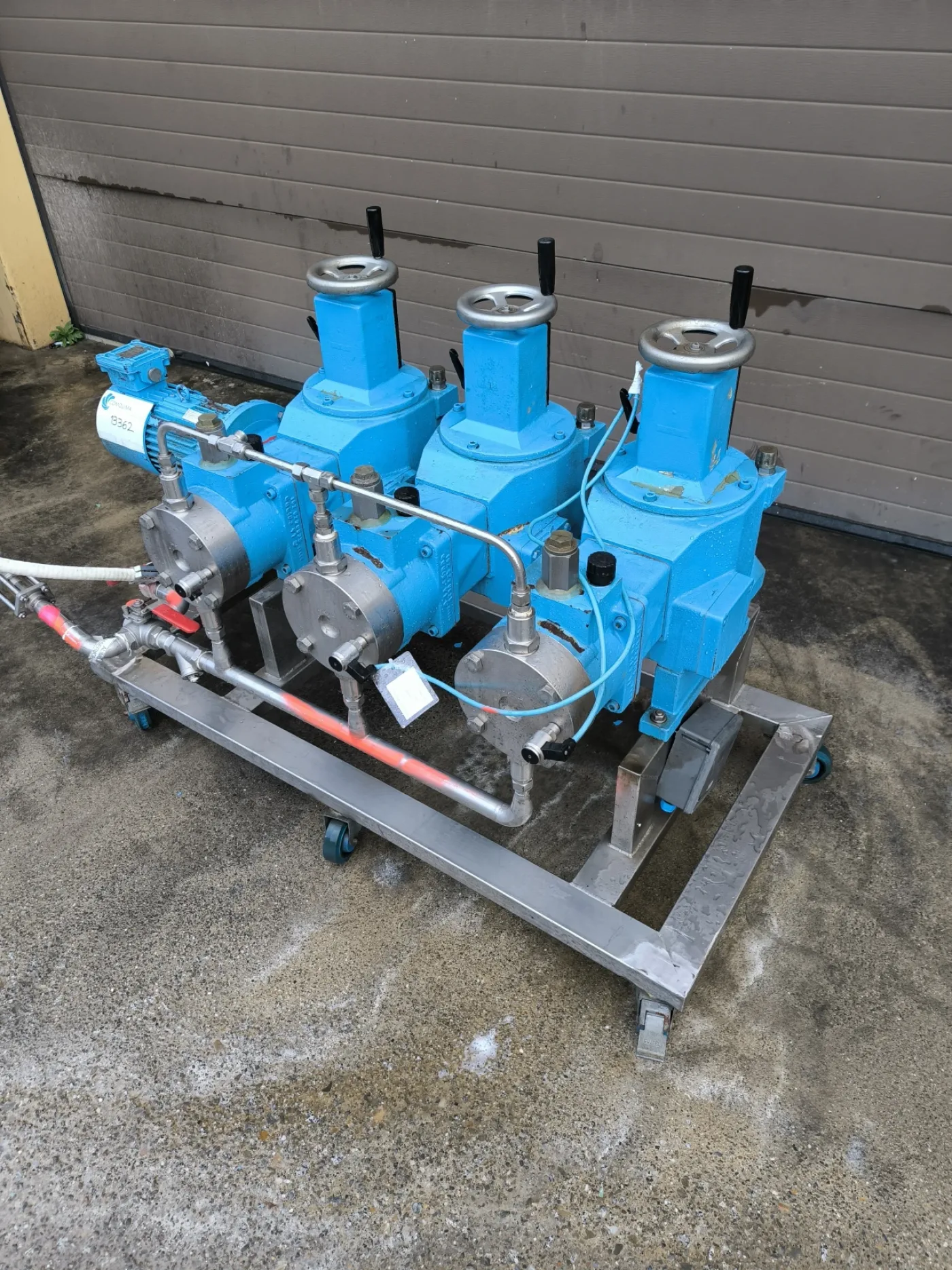LEWA EH3 DIAPHRAGM DOSING PUMP SKID - 6