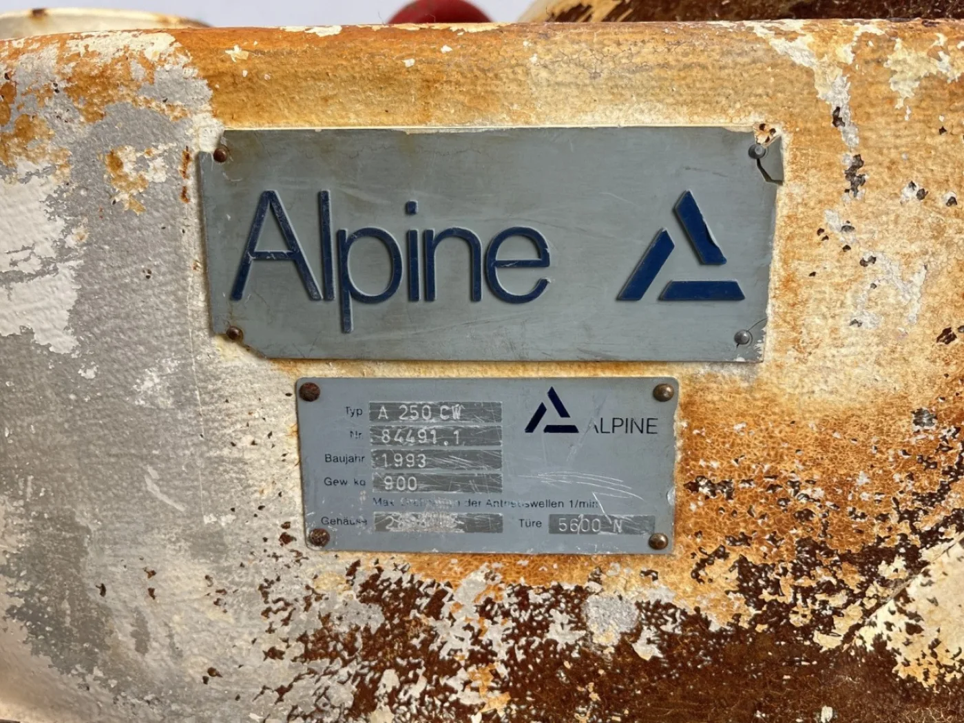 Alpine Contraplex A 250 CW with feeding screw (cryogenic) - Pin Mill - 2