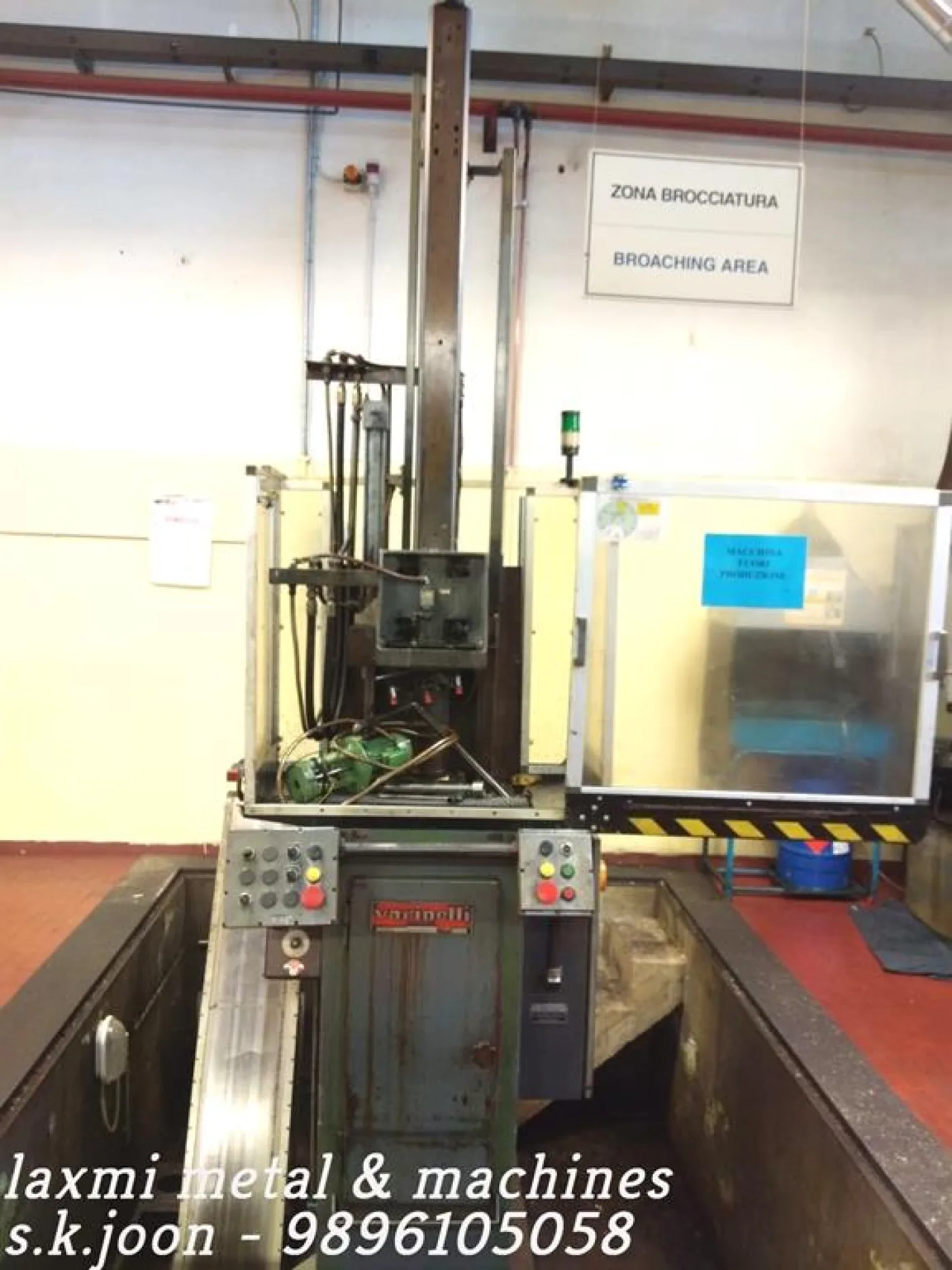 BROACHING MACHINE, VARINELLI - BVP 10/1250/320 - Laxmi Metal & Machines, Rohtak - 1