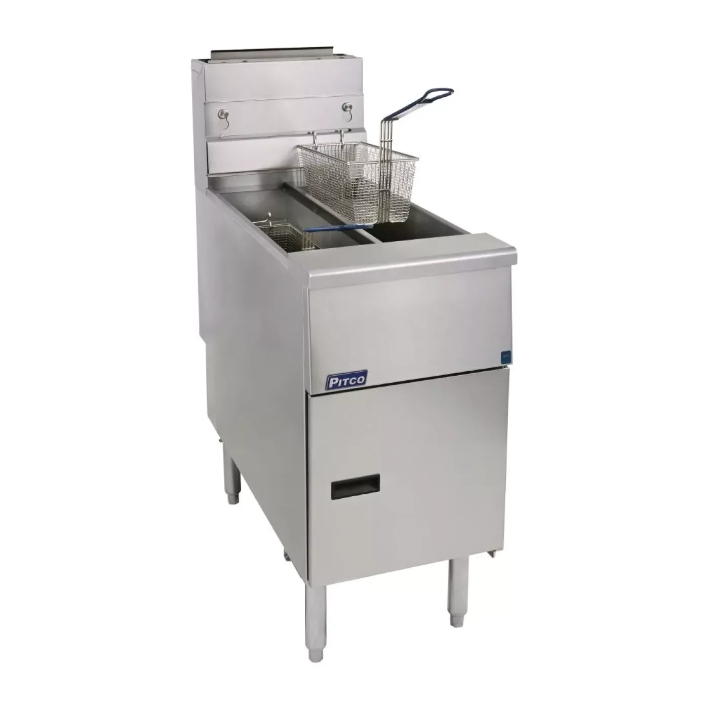 Pitco Twin Tank Solstice Natural Gas Fryer SG14TS - islandcatering - 6