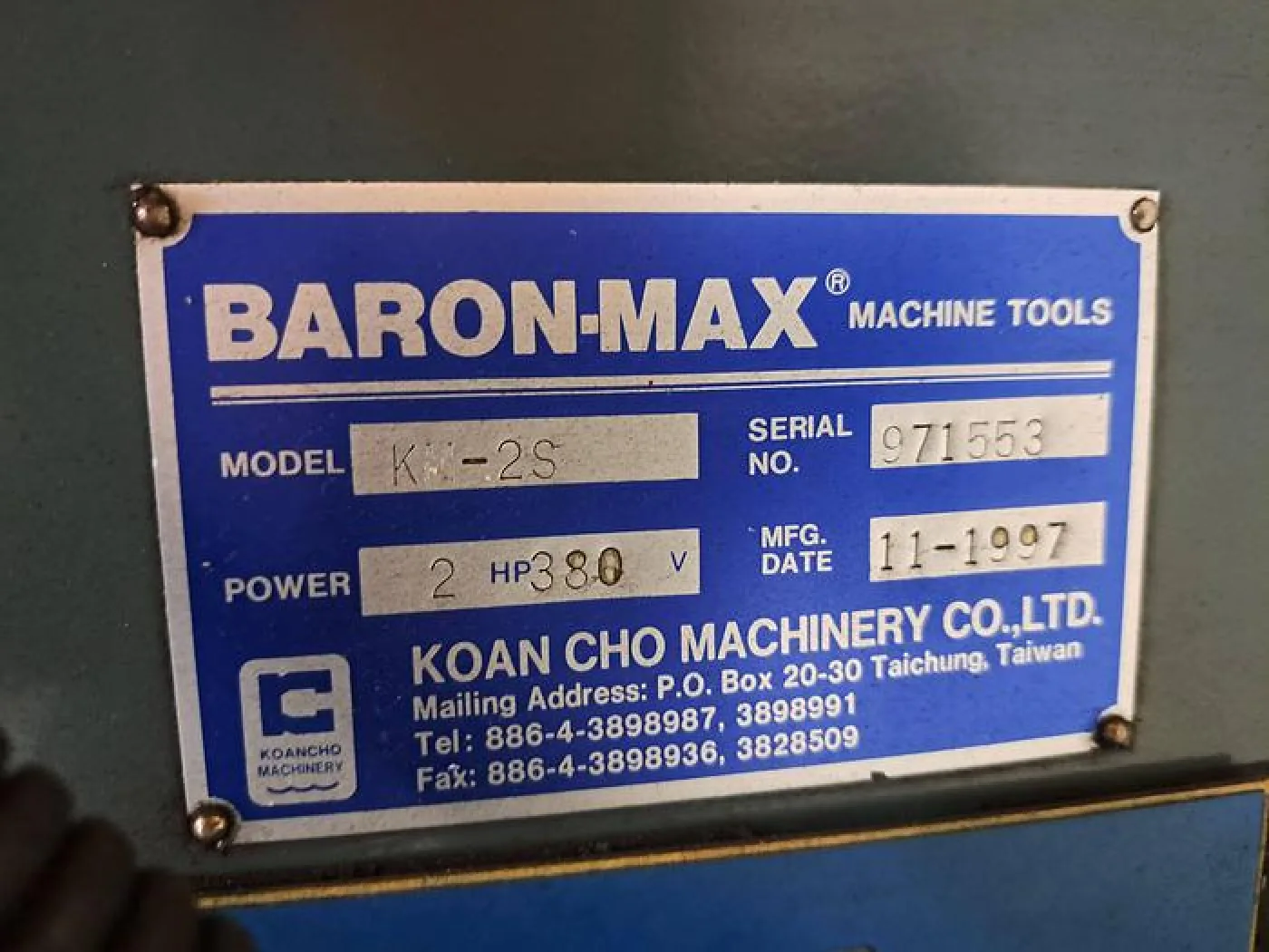 Fresadora universal LUSOCUT/BARON-MAX - 1
