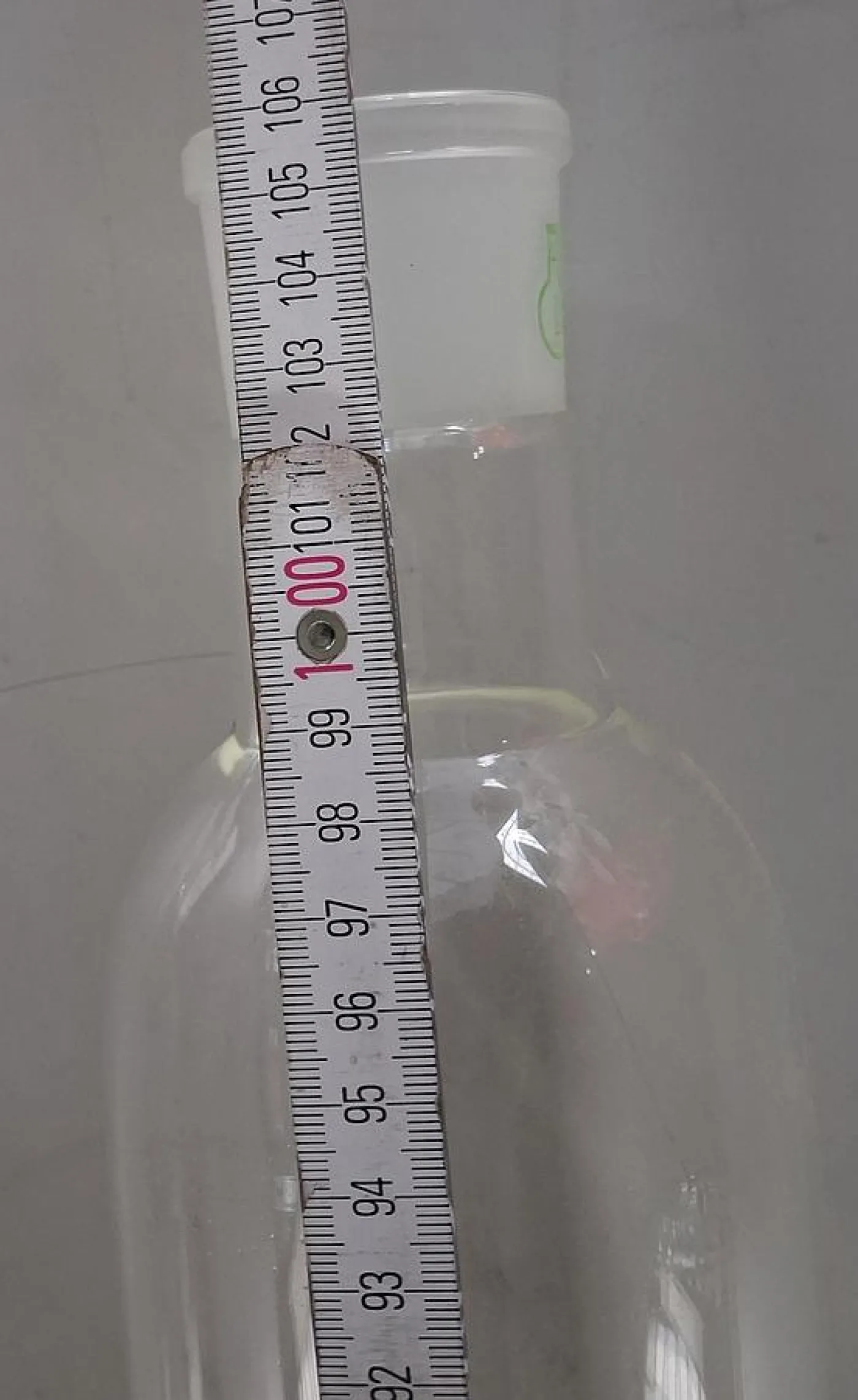 Bistabil Labor-Glasapparatur / Glasvorlage aus Borosilikatglas mit Normschliff NS/DIN 45/40 - 1
