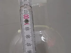 Bistabil Labor-Glasapparatur / Glasvorlage aus Borosilikatglas mit Normschliff NS/DIN 45/40