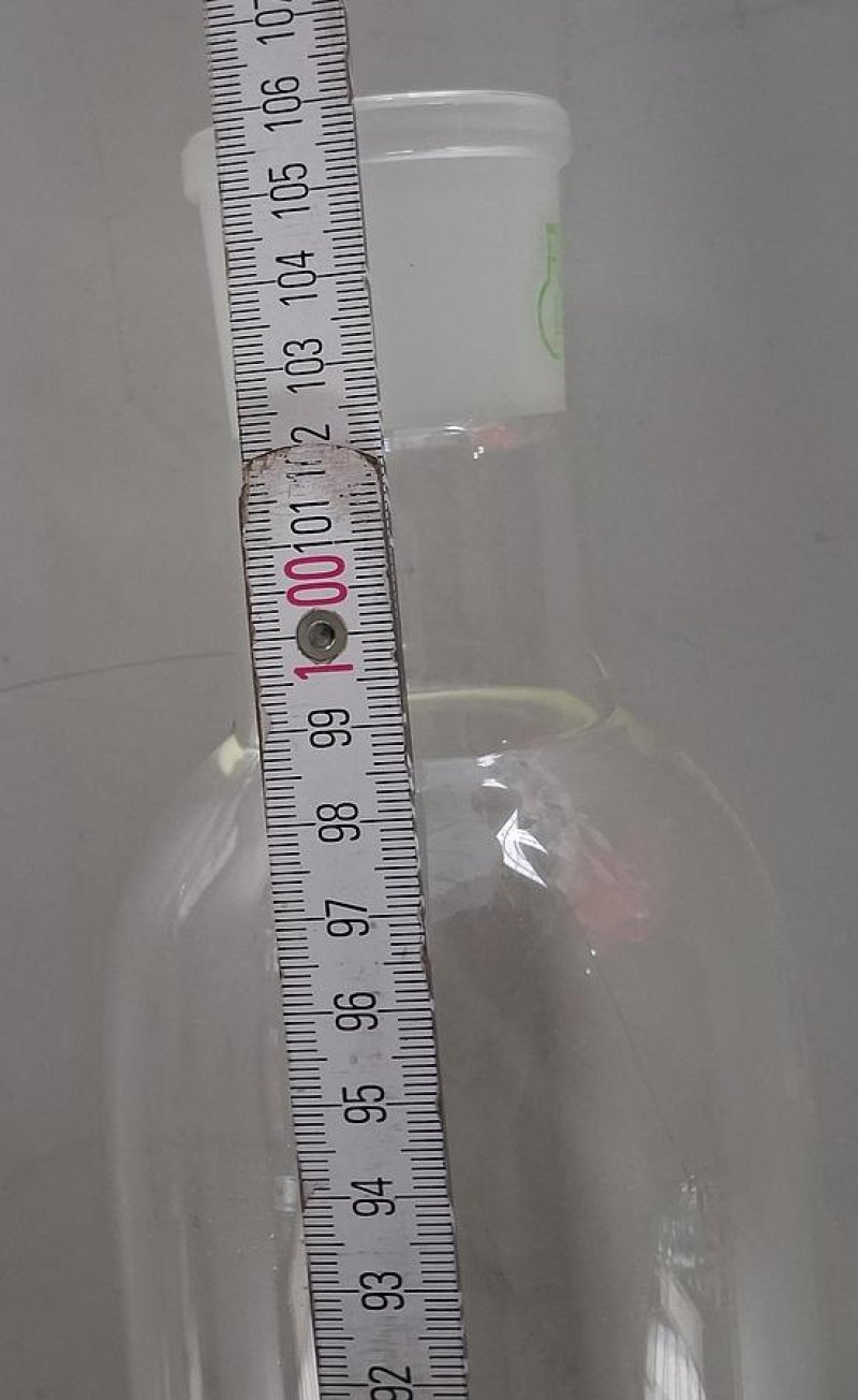 Bistabil Labor-Glasapparatur / Glasvorlage aus Borosilikatglas mit Normschliff NS/DIN 45/40
