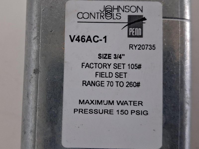 Johnson Controls V46CA-7 Thermostatisches Wasserventil 3/4"