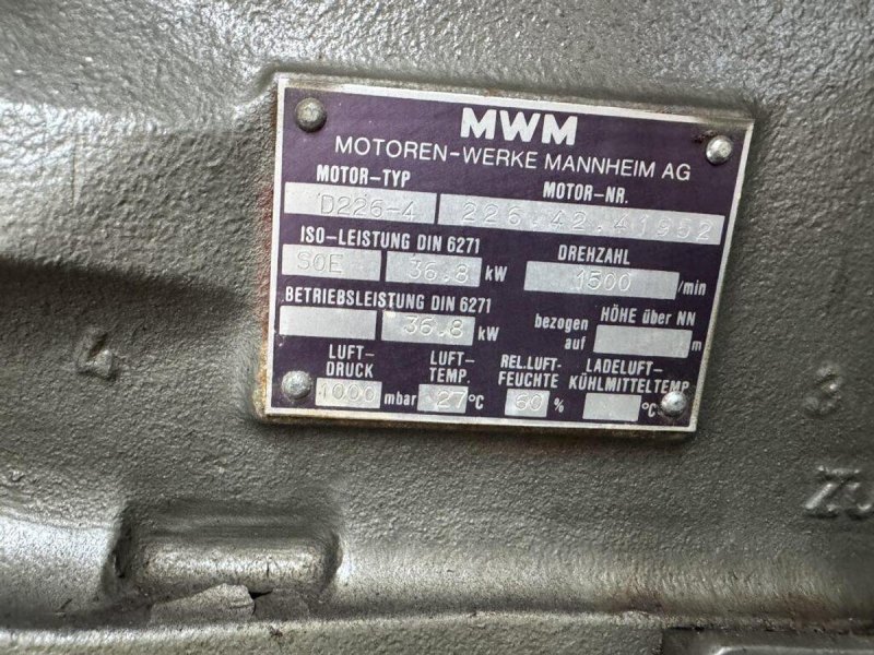 MWM D226-4 / A.VAN KAICK GEN.SET 40 KVA