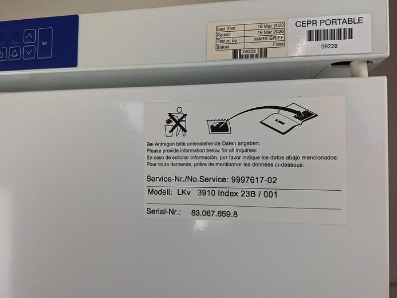 Liebherr Hausgerate LKV 3910 Spark Free Refrigerator