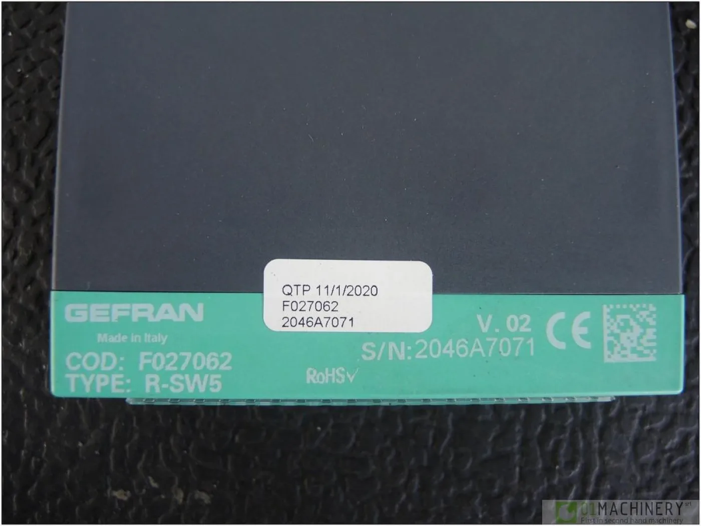2020 GEFRAN R-SW5 AI2709 - 4