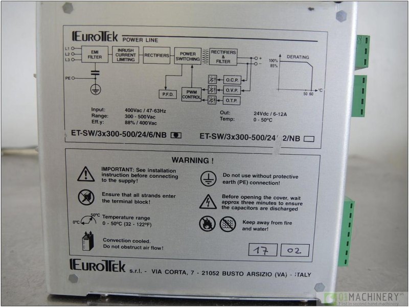 2002 EUROTEK ET-SW/3x300-500/24/ AI2932