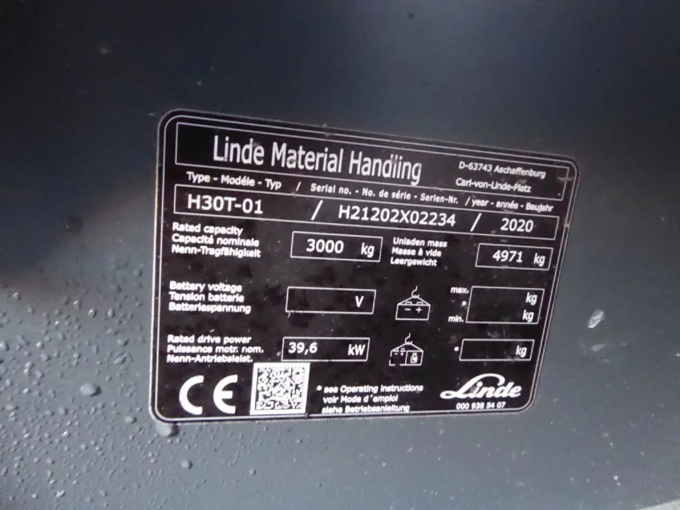 Linde H30T-01 - 4