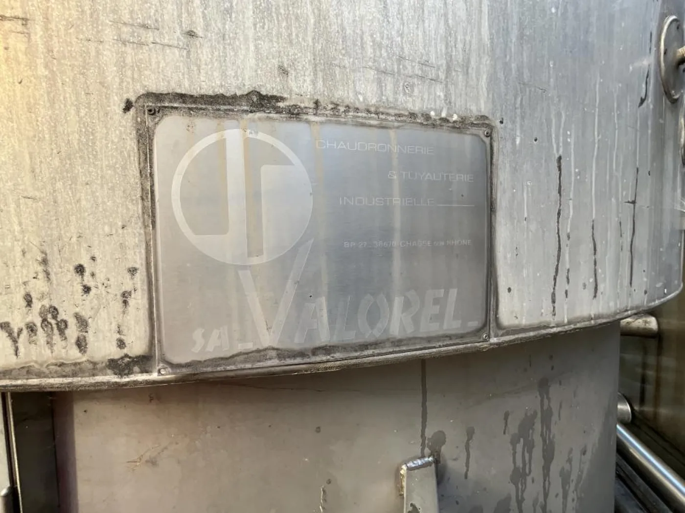 Chaudronnerie Tuyauterie Chaudronnerie Tuyauterie 39000 Litre Vertical Stainless Steel Storage Tank - T4 - 7