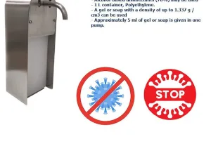 Distributeur de savon et de produit désinfectant