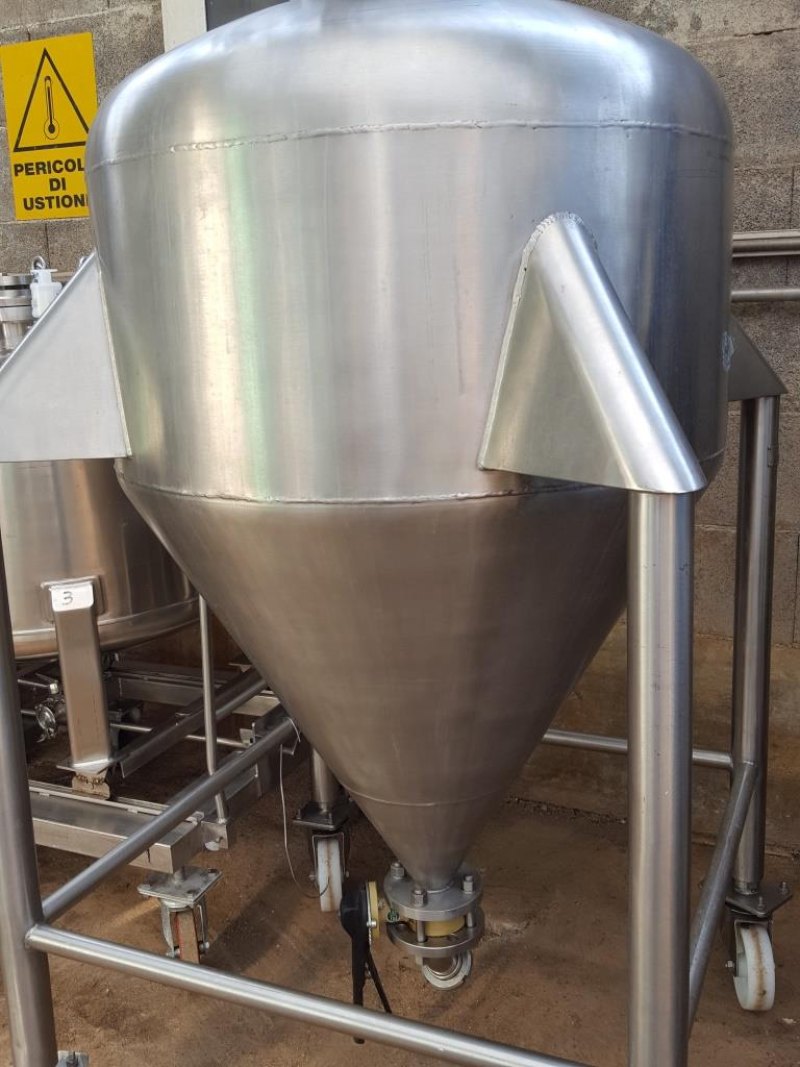 SERBATOIO INOX CARRELLATO – CISA MOD. 300 L