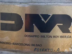 Reservatório de inox com misturador