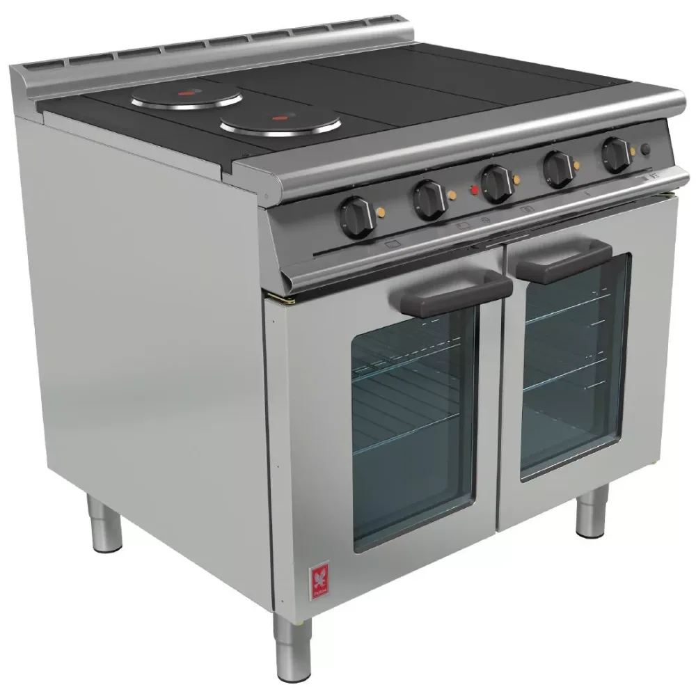 Falcon Dominator Plus 4 Hotplate Oven Range with Fan Assisted Oven E3101 OTC - islandcatering