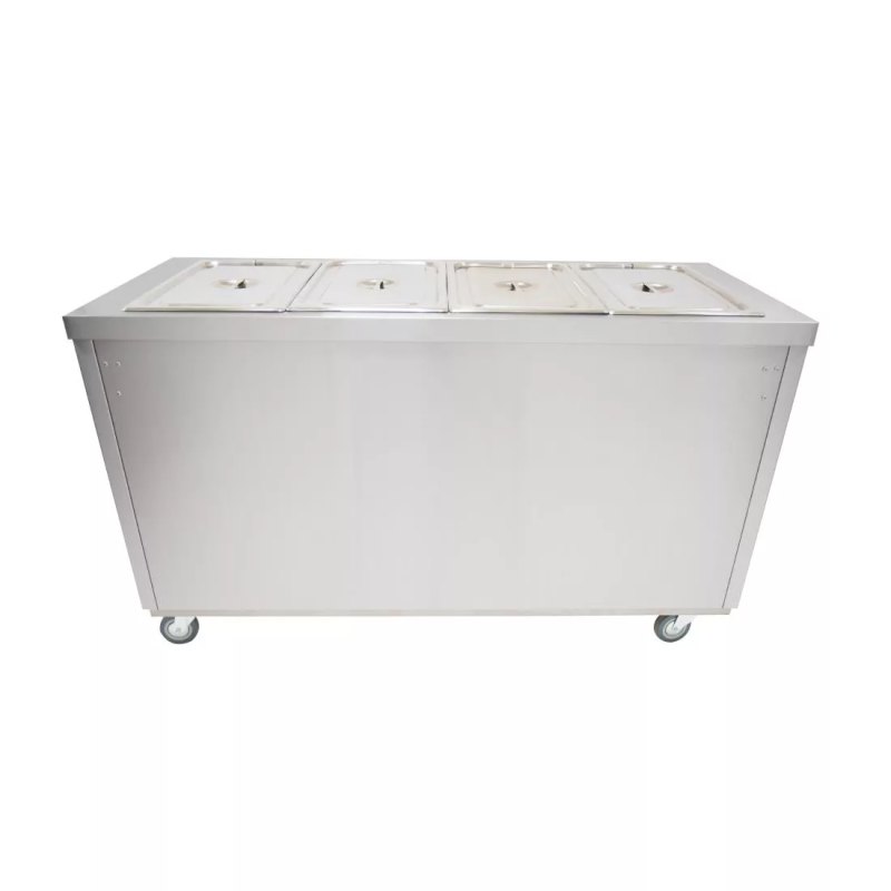 Parry Mobile Hot Cupboard with Bain Marie Top HOT15BM - islandcatering