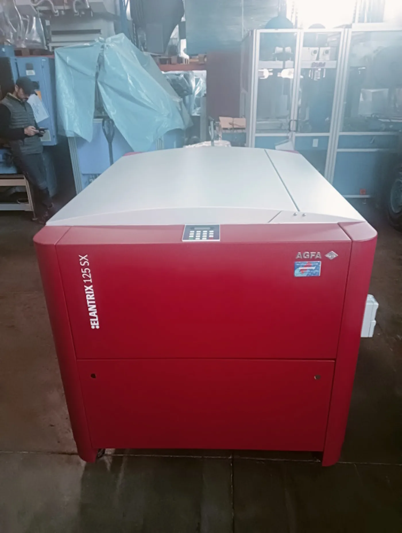 Druckplattenentwicklungsmaschine Agfa Elantrix 125 SX inkl.Plattenstapler ST 125 SX - 2