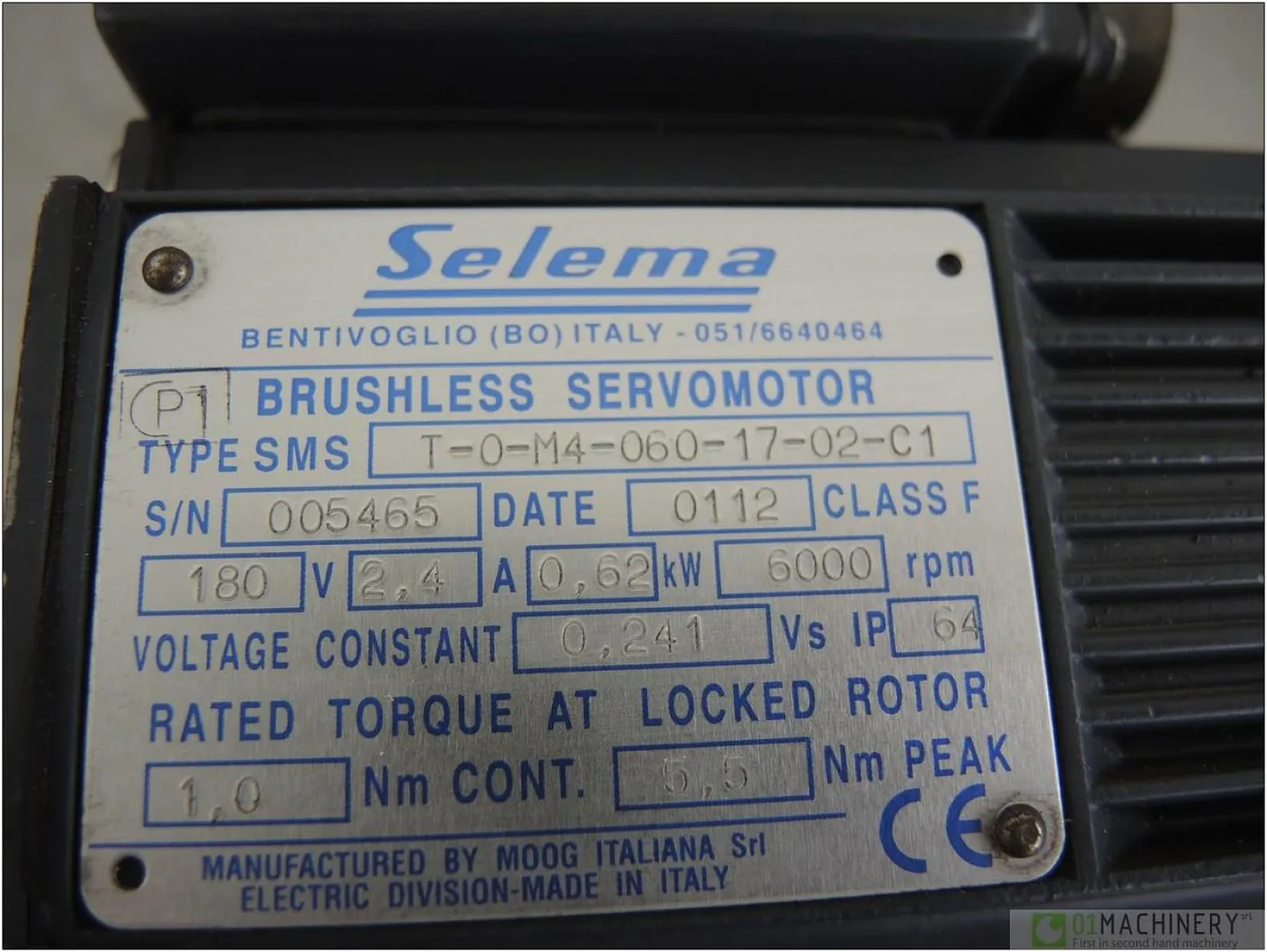 2001 SELEMA T-0-M4-060-17-02-C1 AI1387 - 5