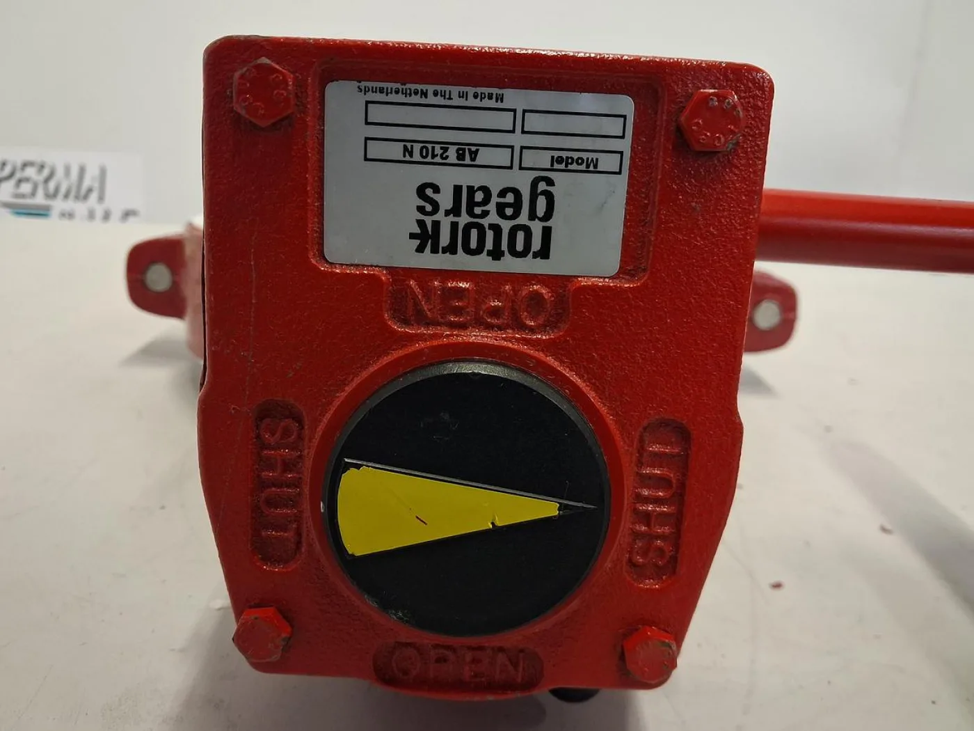 Rotork Gears AB210N Valve Gearbox with PTFE Lined Butterfly Valve - 4