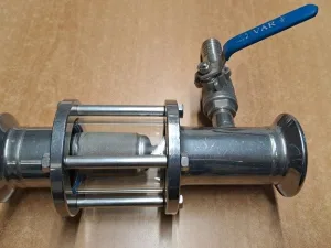 VENTURI TUBE WITH INSPECTION GLASS AND POROUS CANDLE, SECOND HAND MACHINE