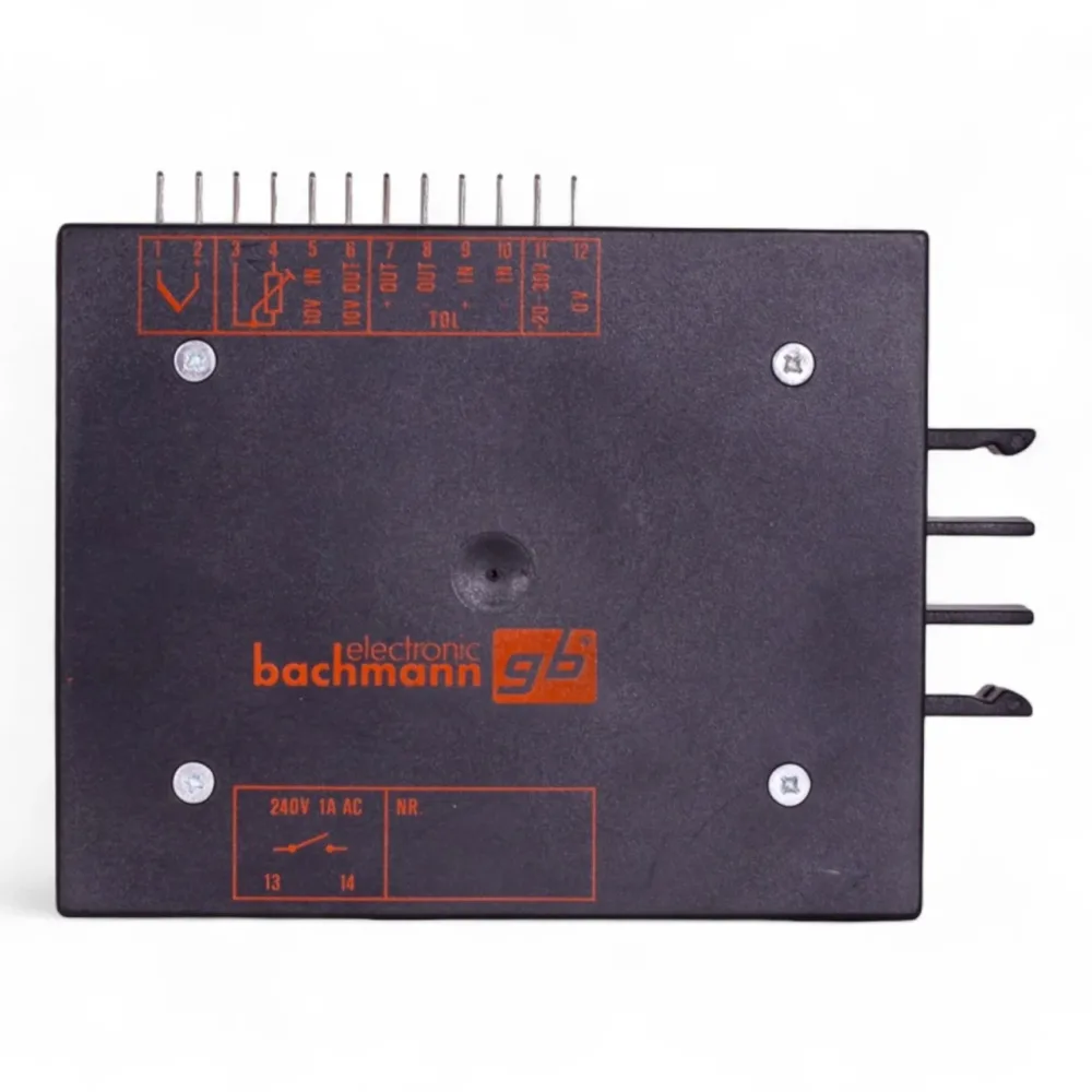 Bachmann TR200CR1 Temperaturregler Überwachungsmodul für Werkzeugmaschinen B2453/11