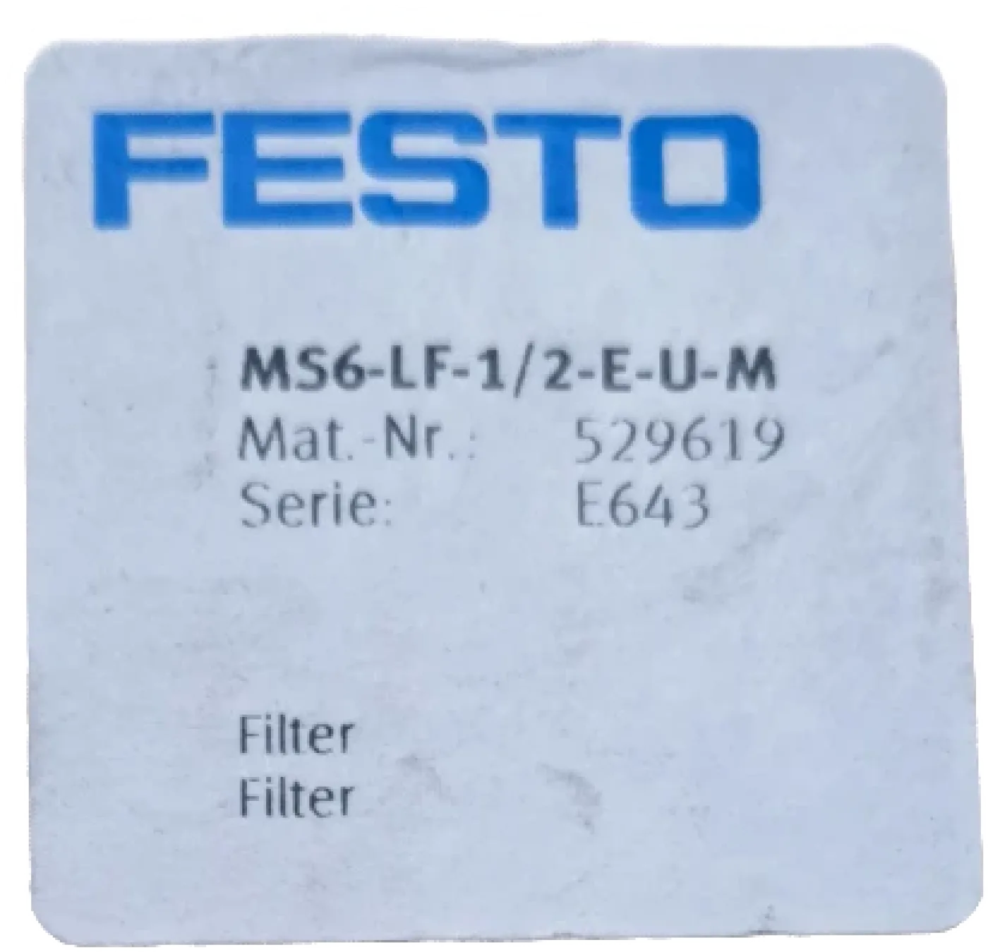 Festo Filter MS6-LF-1/2-EUM - 2