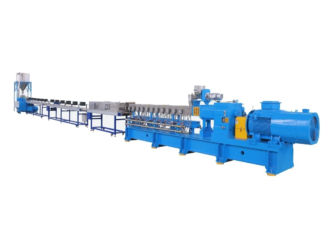 Air cooling strands pelletizing system - 1