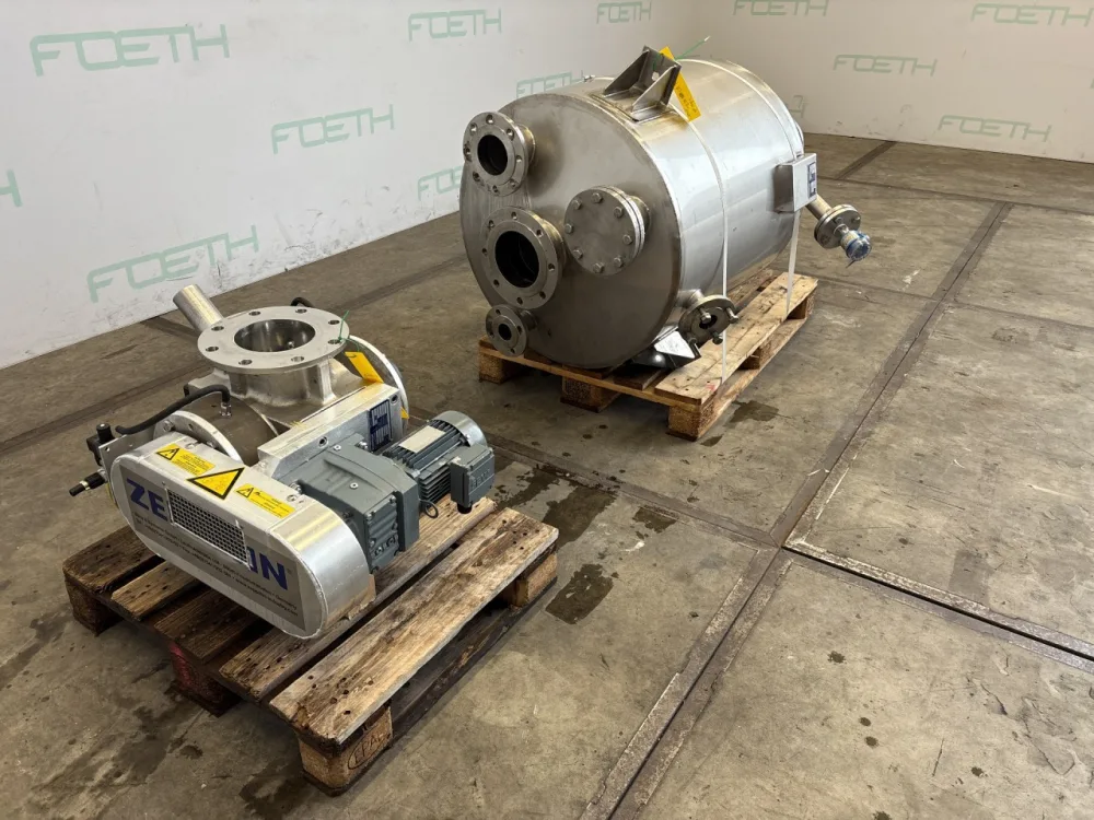 Zeppelin HDS 200/5 SS/SS/AC with silo - Rotating valve