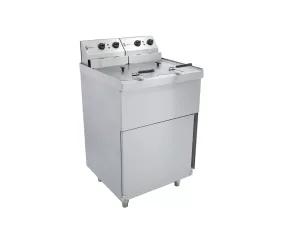 Parry Fryer NPDPF6 freestanding electric double tank 2 x 9 litres. - islandcatering