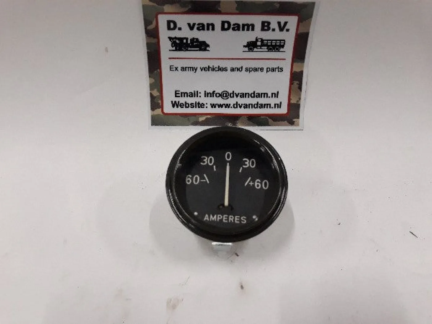 Ampèremeter 6V - 60amp - 1