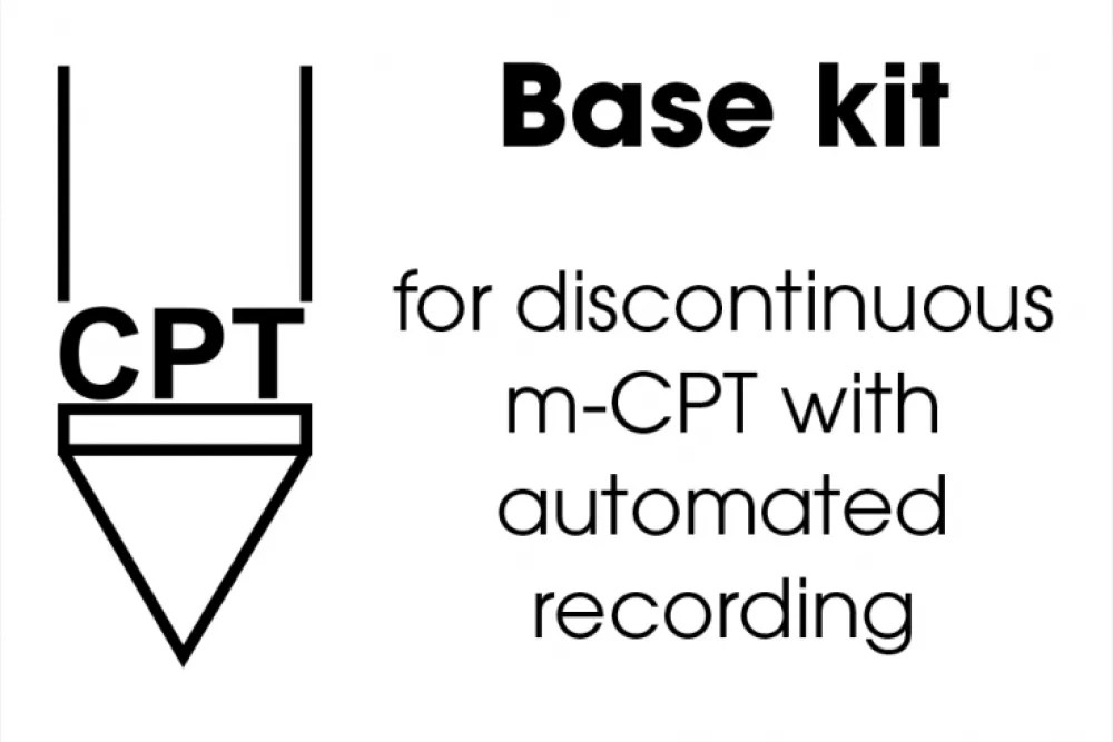 Base Kit for Discontinuous Mechanical CPT with Automated Recording of CPT Data