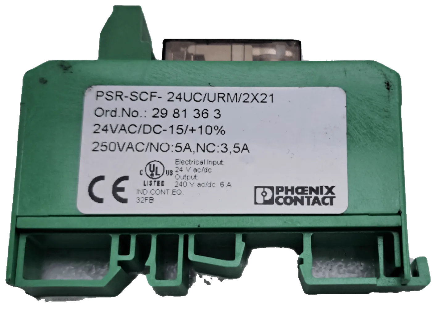 Phönix Contact Sicheres Koppelrelais mit zwangsgeführten Kontakten PSR-SCF- 24UC/URM/2X21 - 2