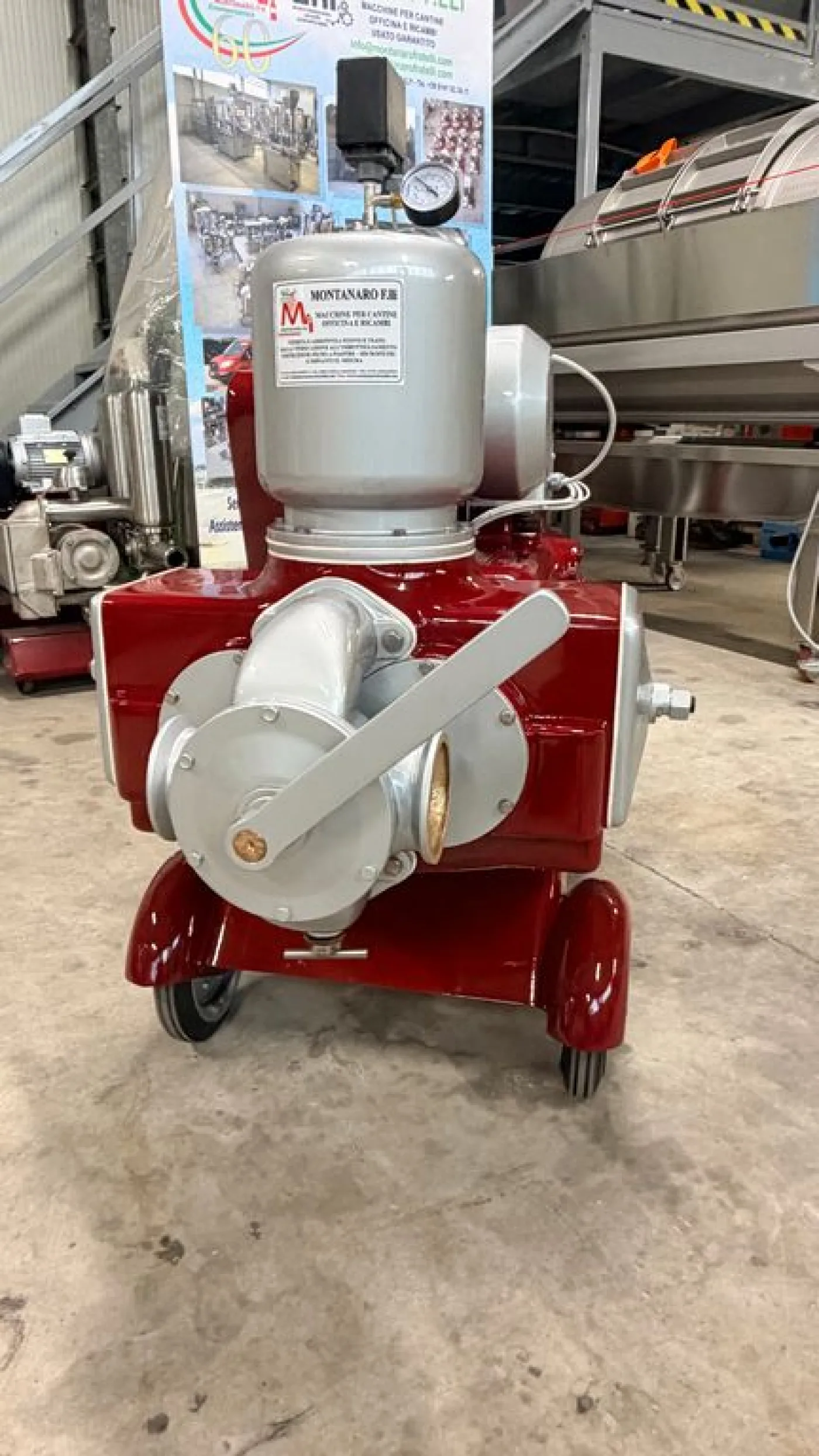 PISTON PUMP MANZINI MOD.600HL, TWIN-CYLINDER, BRONZE BODY PUMP, SECOND-HAND MACHINE - 7