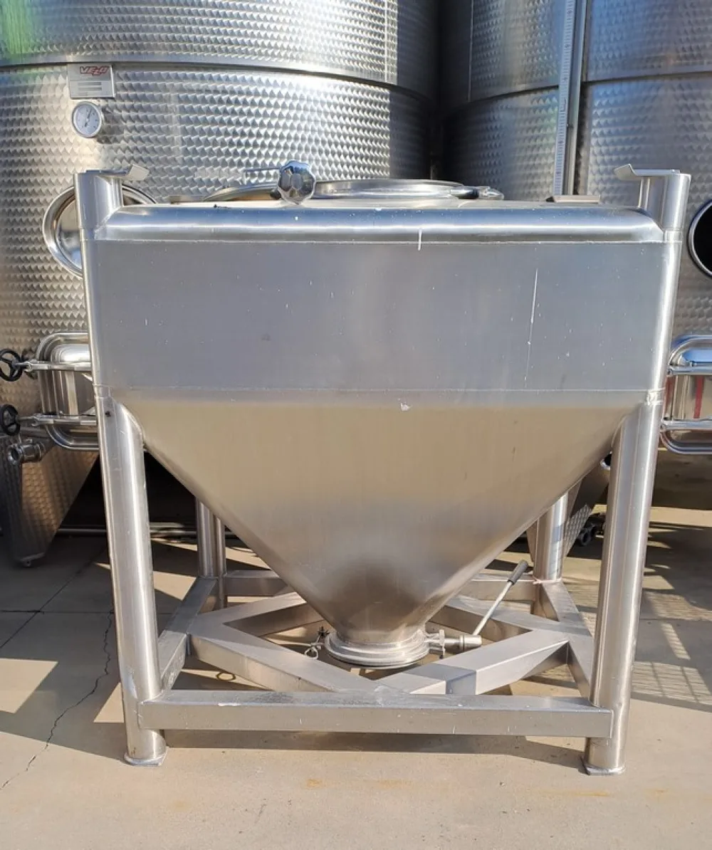 STAINLESS STEEL SUGAR HOPPER , SECOND HAND EQUIPMENT