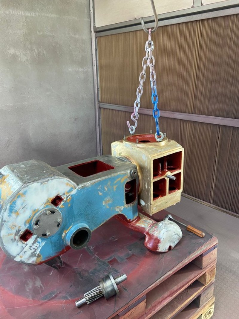 PISTON PUMP AMBROSI MOD. 200HL, SINGLE-CYLINDER, BRONZE BODY PUMP, SECOND-HAND MACHINE