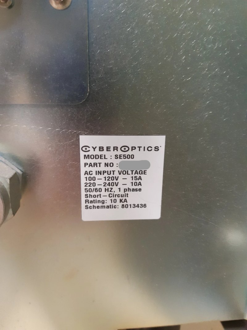 CYBEROPRTICS SE500, SPI, vintage 2013