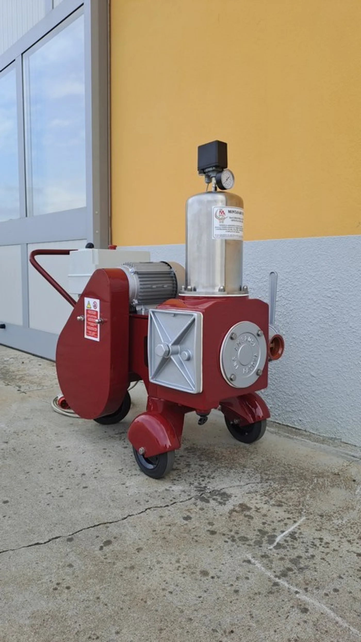 PISTON PUMP AMBROSI MOD. 200HL, SINGLE-CYLINDER, BRONZE BODY PUMP, SECOND-HAND MACHINE - 3