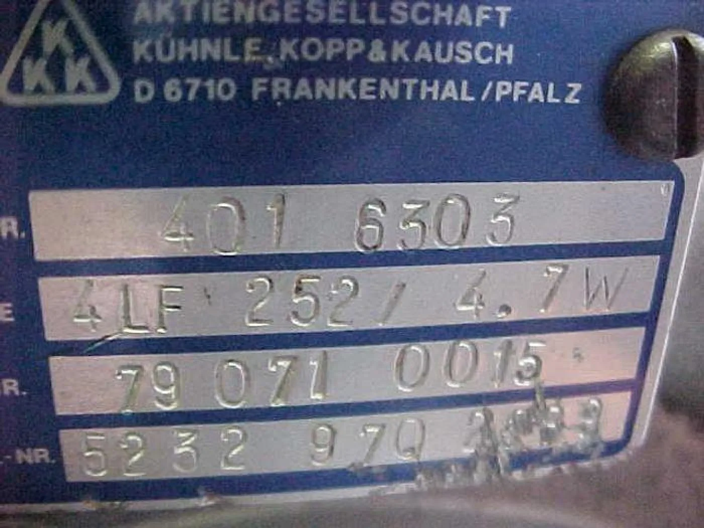 KKK 4LF-252-4.7 - 6