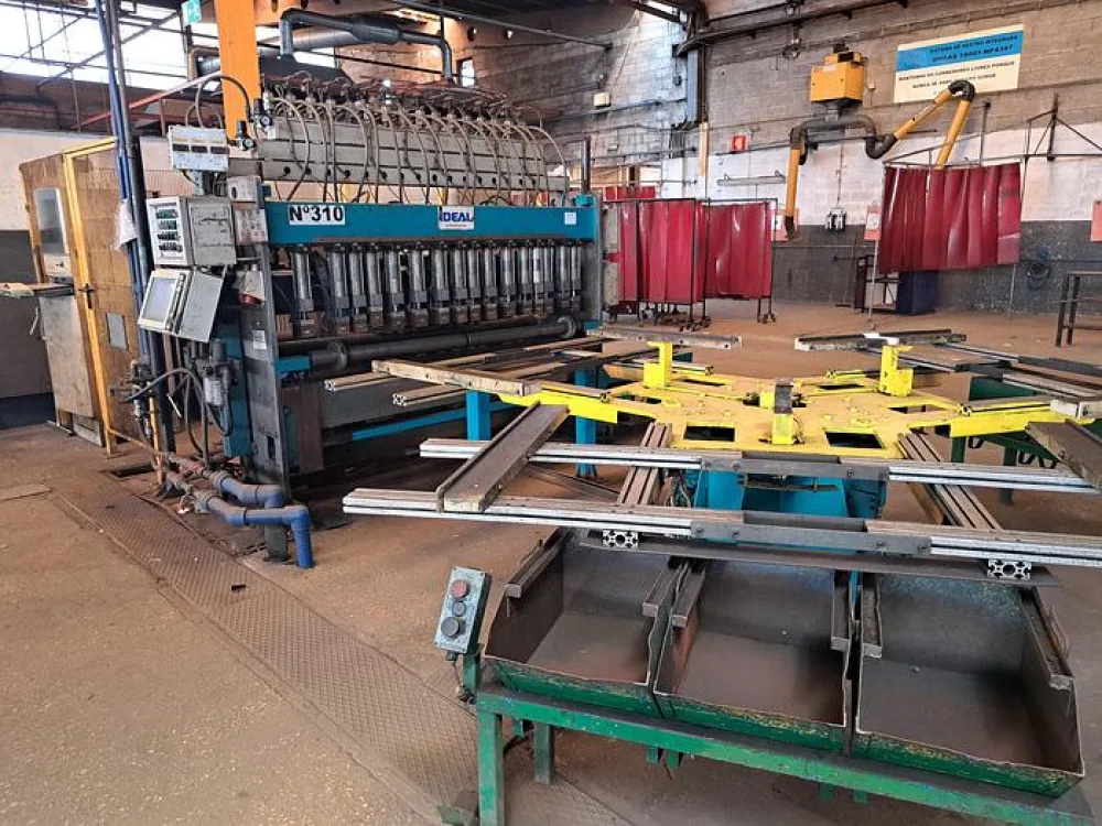 Máquina de soldar painéis de arame IDEAL WERK PGS 180/16