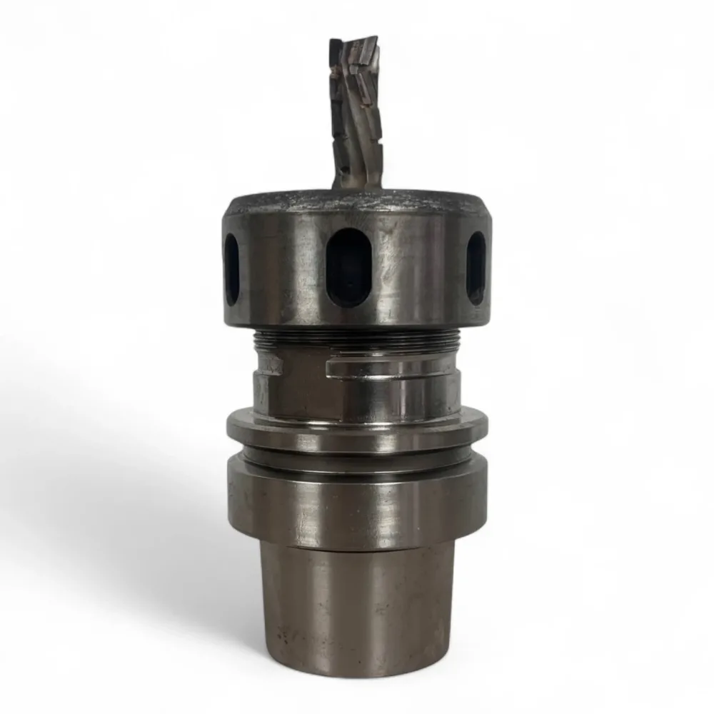 LEUCO HSK 63 F ER40 Spannfutter mit Spannzange und DIA Schaftfräser 11 x 35 mm