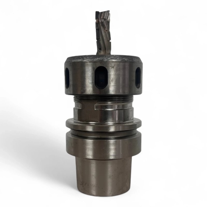 LEUCO HSK 63 F ER40 Spannfutter mit Spannzange und DIA Schaftfräser 11 x 35 mm