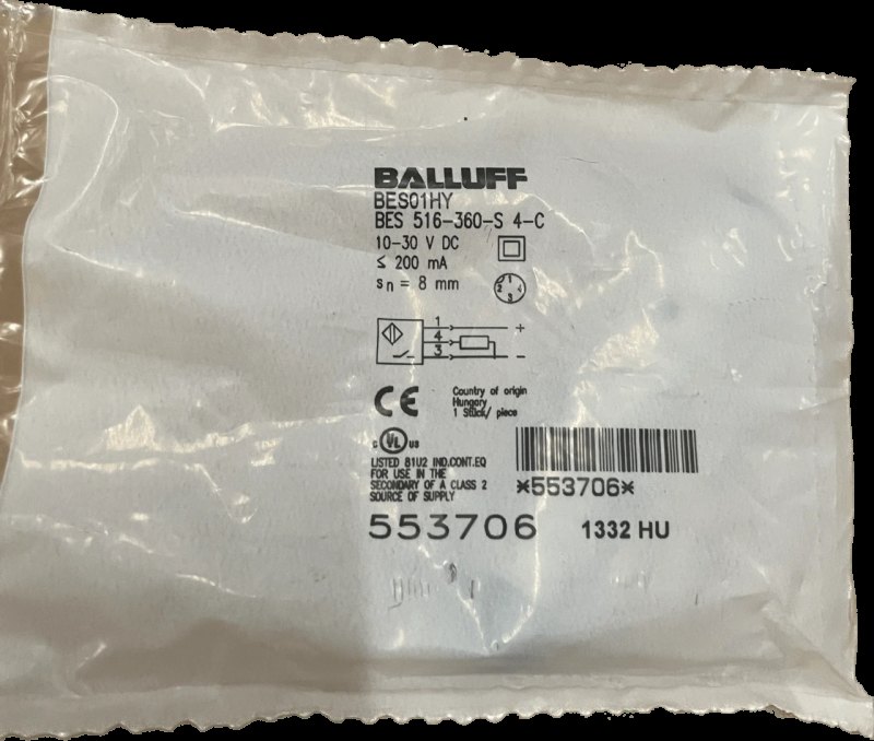 BALLUFF Induktive Standardsensoren mit Vorzugstypen BES 516-360-S4-C