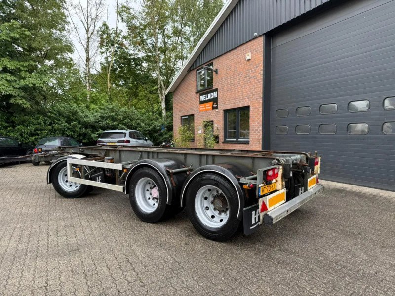 GS Meppel 28T Tipping container trailer! 640cm system length Central lubrication