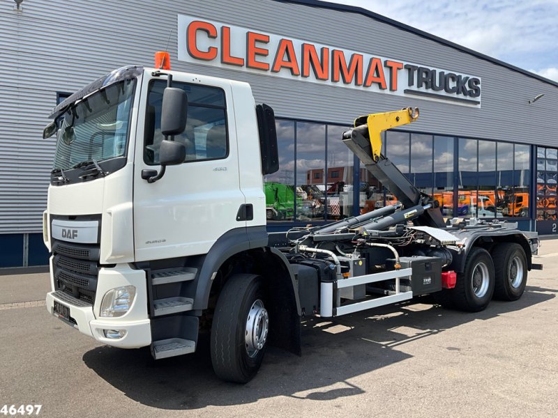 DAF FAT CF 460 6x4 Euro 6 Marrel 20 Ton Schuif-knik haakarmsysteem