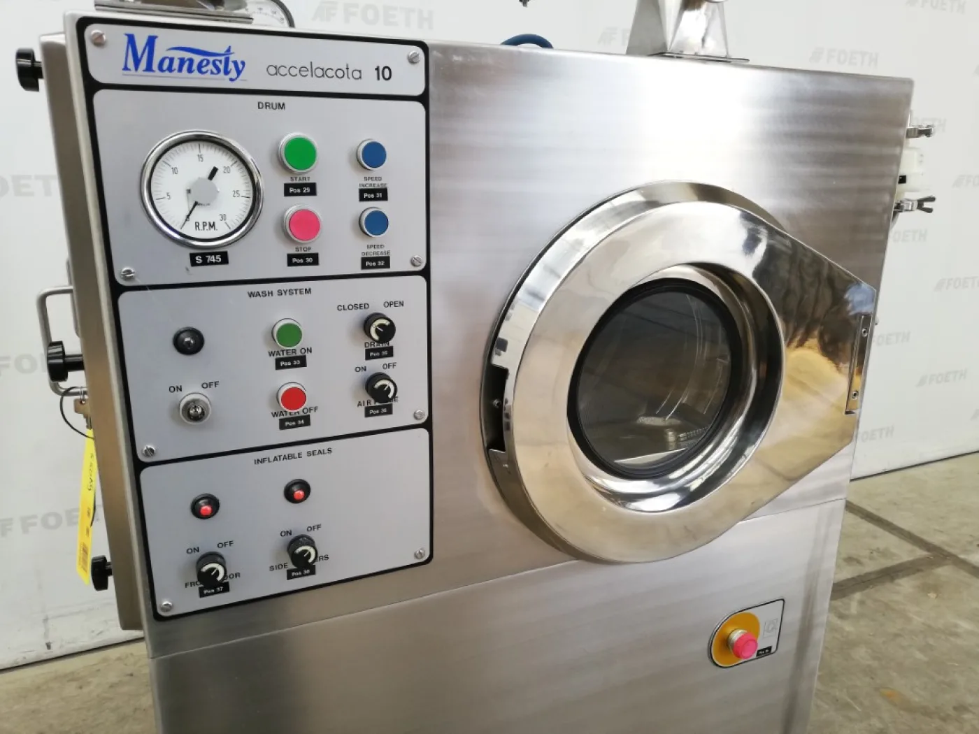 Manesty Accela-Cota 10 - Coating pan - 4