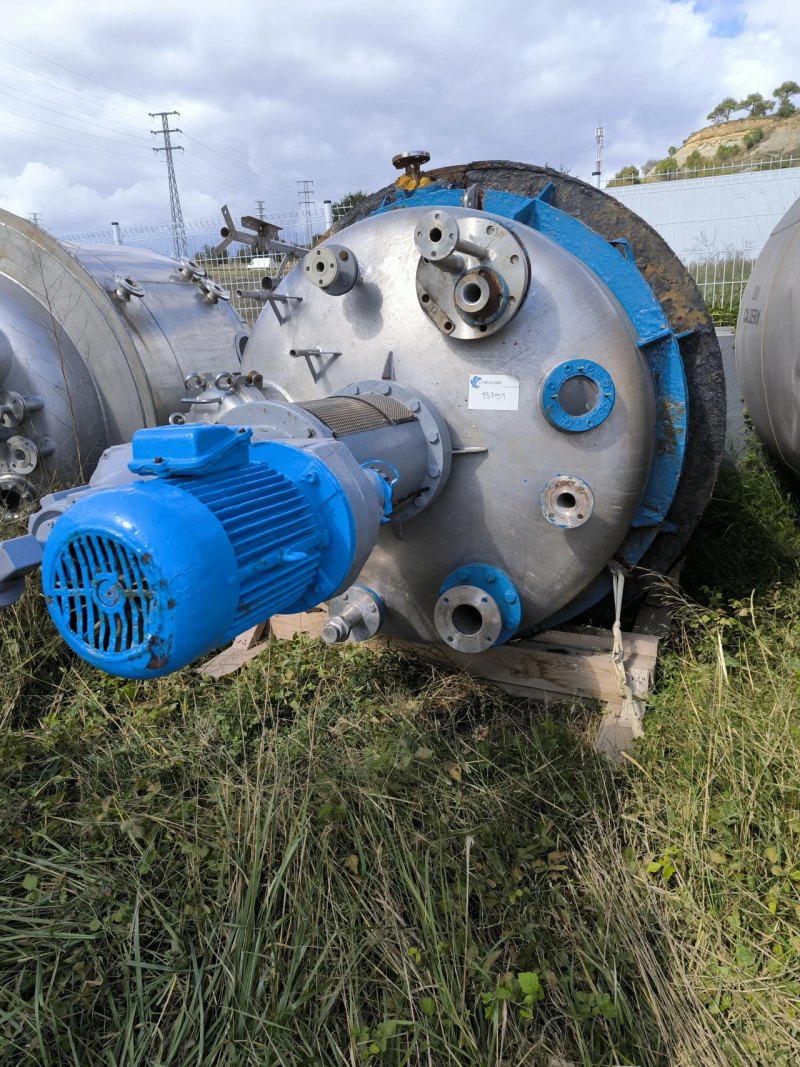 REACTOR AGUILAR Y SALAS 4,800 LITRES INSULATED WITH HALF-PIPE AND AGITATION