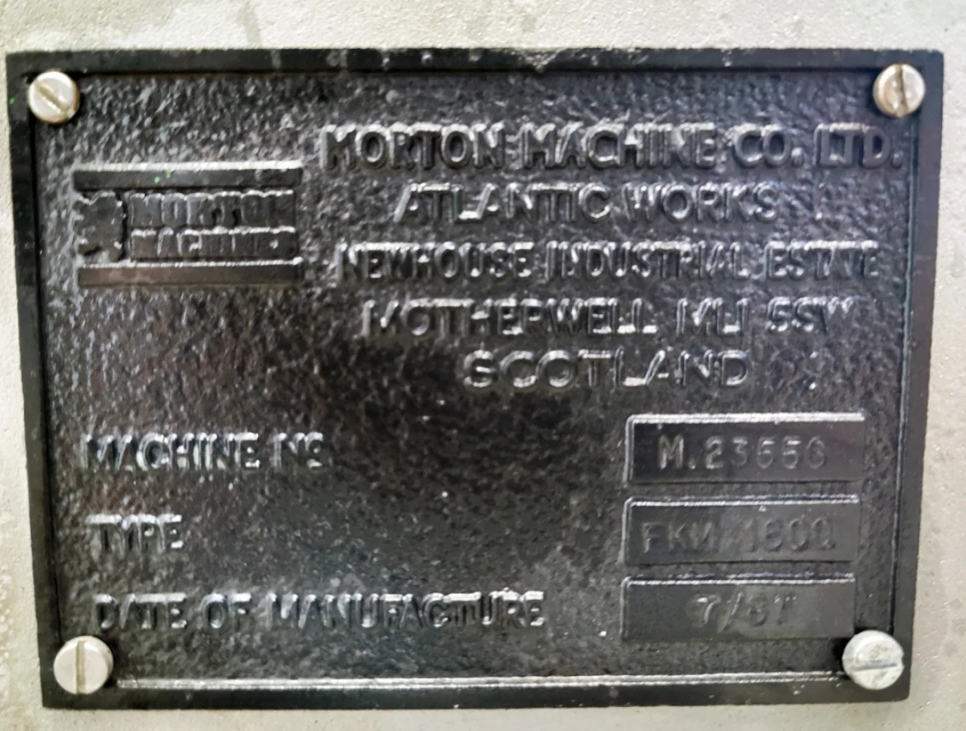 Morton FKM-1600 - Powder turbo mixer - 5