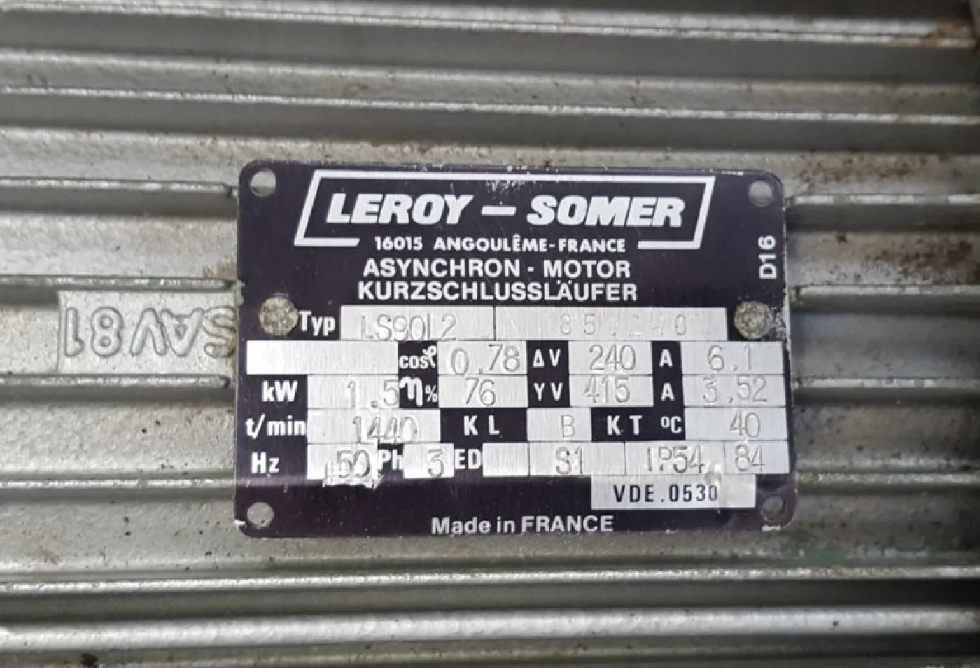 POMPA PER VUOTO – WERIE – MOD. CL 40 - 3